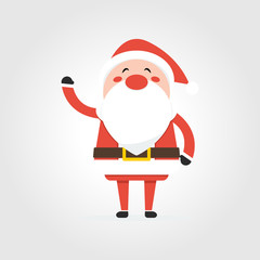 Santa claus on white background