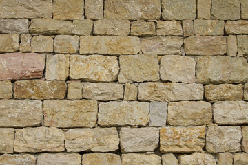 Wall from rough stones like background