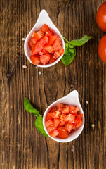 Portion of Diced Tomatoes