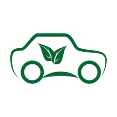 eco friendly car icon image vector illustration design 