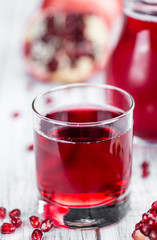 Homemade Pomegranate juice