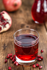 Homemade Pomegranate juice