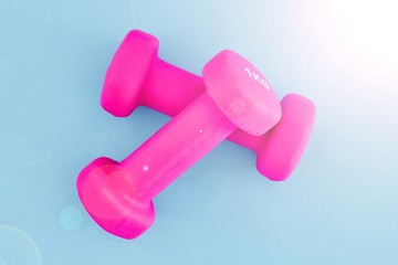 Pink Gym Dumbbell