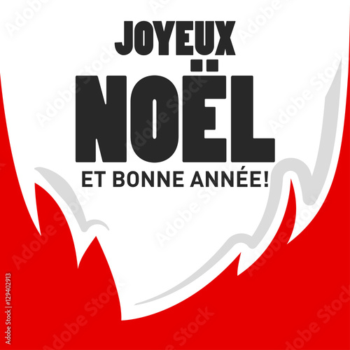New Year French Merry Christmas Joyeux Stock Vector ...