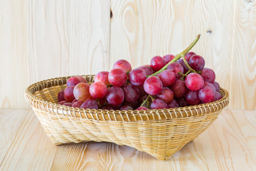 Grape in a fruit tray
