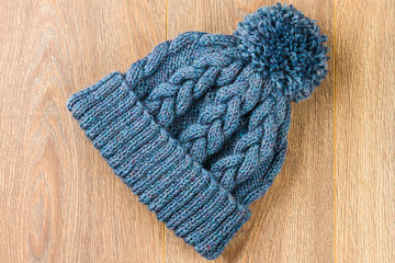 Fototapeta na wymiar knitting cap