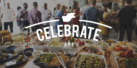 Celebration Fun Party Food Concept