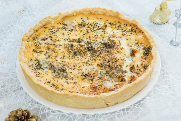quiches with cheese