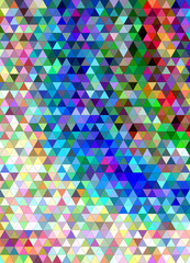 Abstract triangle tile mosaic background design