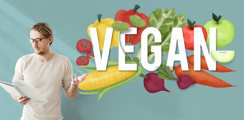 Vegan Healthy Eating Food Vegetable Vegetarian Concept
