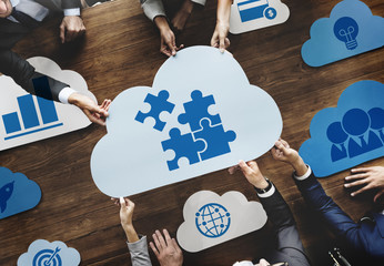 Cloud Words Business Graphic Concept