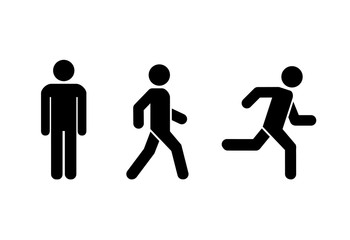 117 609 Walk Symbol Wall Murals Canvas Prints Stickers Wallsheaven
