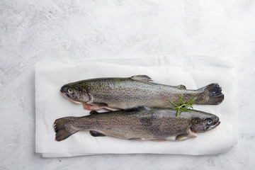Delicious fresh fish (trout)