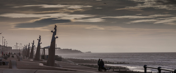 Fototapeta premium clevleys sea front