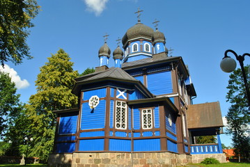 Zabytkowa cerkiew na Podlasiu - obrazy, fototapety, plakaty