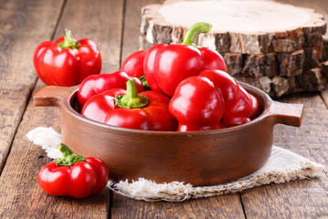 Pepper ratunda ( gogoshar ). Tomato shaped sweet peper.