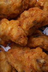 Chinese dish. Chinese food. Fried chichen wings