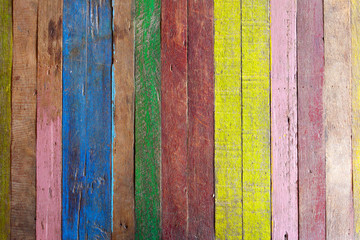 Old wood background with paint