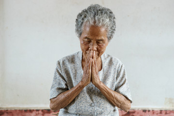 Beg of Grandmother or mother