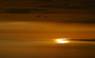 Fototapeta na wymiar sea sunset