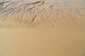 beach sand water mark