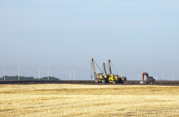 Fototapeta premium power lines