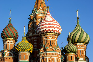 Onion domes, Moscow, Russia
