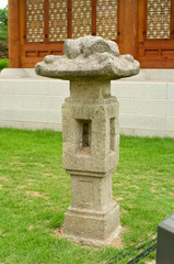 Obraz premium Traditional Korean house in summer, South Korea