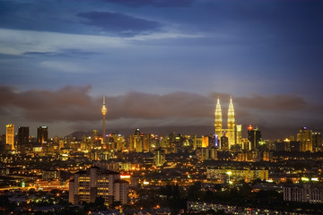 Kuala Lumpur, Malaysia city skyline