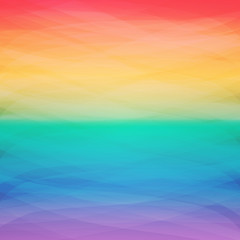 Colorful Cover Design Template with Abstract, Blurred Background - Rainbow Colors