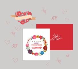 Valentines Day romantic card