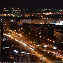 Fototapeta na wymiar Naberezhnye Chelny, Russia: cityscape view fro