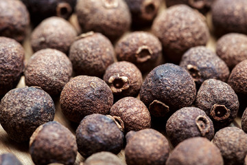 grains of black pepper