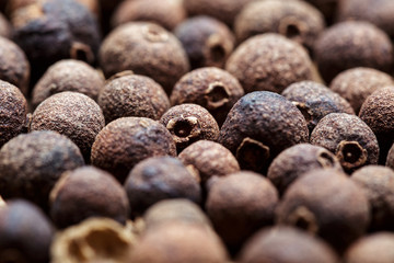 grains of black pepper