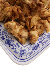Chinese food. Dry chicken
