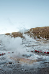 Tatio geysers, Atacama desert, Chile