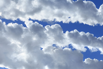 white smoke against the blue sky