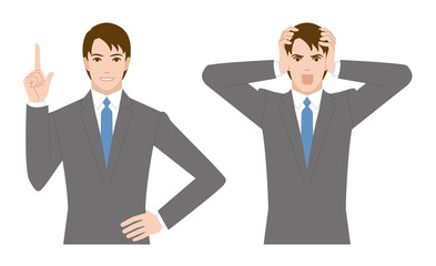 ビジネスマンの仕草　コミュニケーション