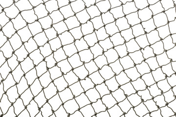 fishing net on a white background