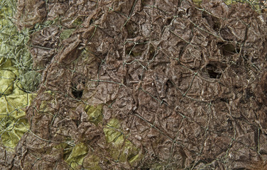 camouflage net in the detail