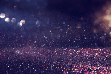 glitter purple and silver lights background