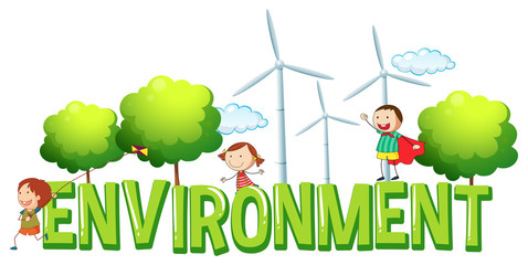 Font design for word environment