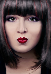 Fototapeta premium Model Woman's Face close-up