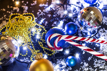 Christmas, New Year's party. The festive background \ screensaver. 