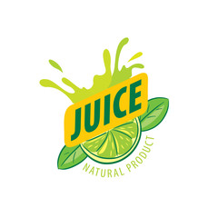 Fototapeta premium vector logo juice