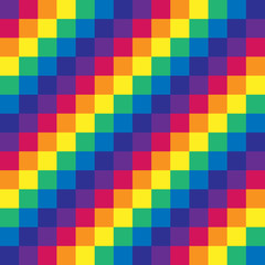 Rainbow seamless pattern. Rainbow abstract background. Rainbow v