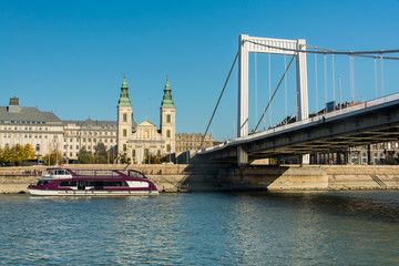 Fototapeta na wymiar Budapest, Hungary, Danube area