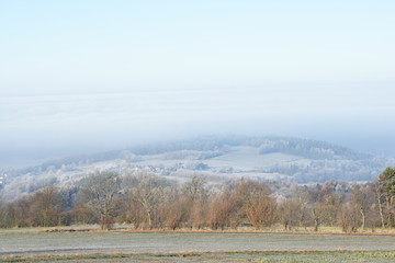 Nebel verhindert schöne Fernsicht