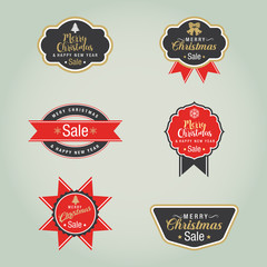 Christmas Sale label