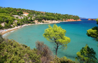 Fototapeta premium Alonissos Chrisi Milia beach,Greece